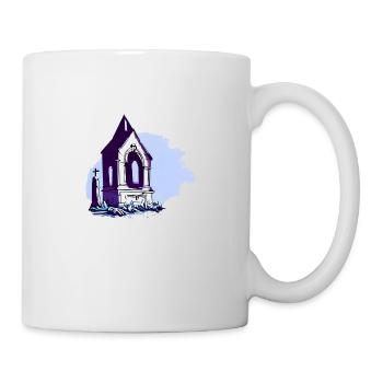 Friedhof Grab Gruft - Tasse - Weiß - Rechts