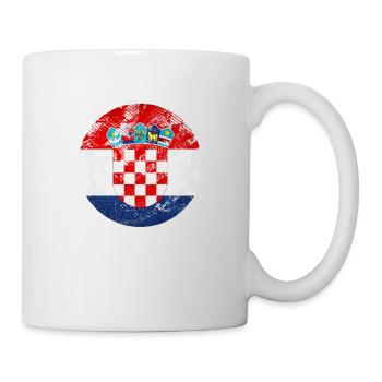 Croatie hrvatska croatie hrv voyage europe zagreb - Mug blanc - blanc - Droite