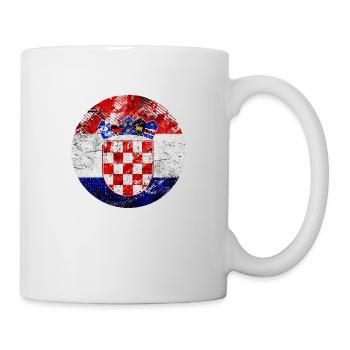 Croatie hrvatska croatie hrv voyage europe zagreb - Mug blanc - blanc - Droite