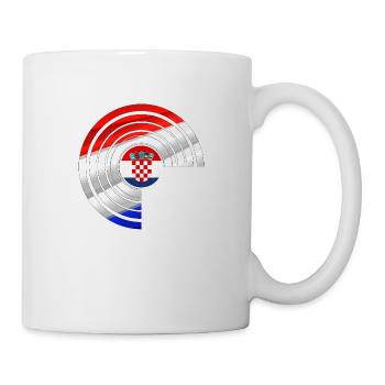 Kroatien hrvatska kroatien hrv reisen europa zagreb - Tasse - Weiß - Rechts