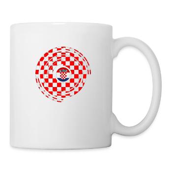 Croatie hrvatska croatie hrv voyage europe zagreb - Mug blanc - blanc - Droite