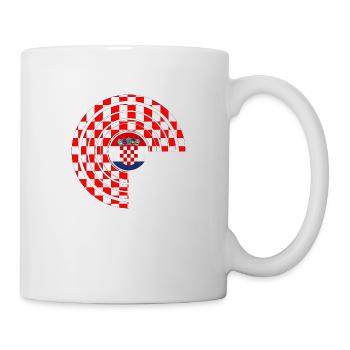 Croatie hrvatska croatie hrv voyage europe zagreb - Mug blanc - blanc - Droite