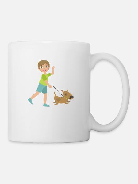 Hund - Tasse - Weiß
