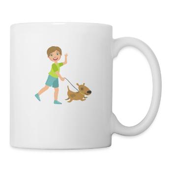 Hund - Tasse - Weiß - Rechts