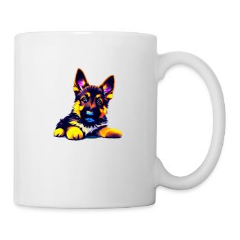 Chiot Berger Allemand Propriétaire Chien - Mug blanc - blanc - Droite