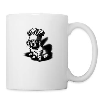 Caniche Dog Propriétaire Restaurateur Chien Amour Caniche Chiot - Mug blanc - blanc - Droite