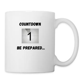 Compte à rebours, soyez prêt - Mug blanc - blanc - Droite