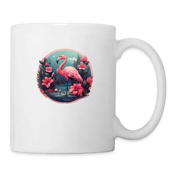 Floral Flamingo - Mug - white - Right