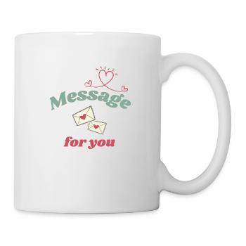 Liebesdesign - Liebesbrief - Tasse - Weiß - Rechts