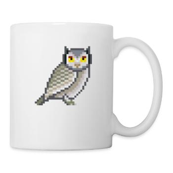 Pixel- Owl - Tasse - Weiß - Rechts