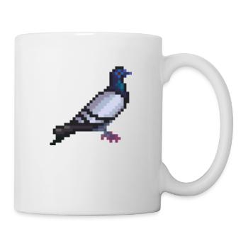 Vogel - Tasse - Weiß - Rechts