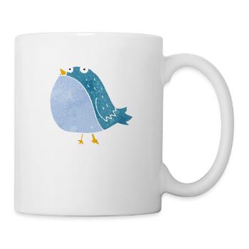 Vogel - Tasse - Weiß - Rechts