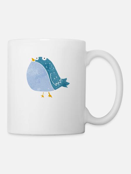 Vogel - Tasse - Weiß