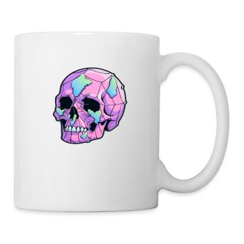 Geheimnisvoller Schädel - Tasse - Weiß - Rechts