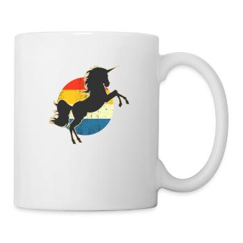 Unicorn Retro Sunset - Mug - white - Right