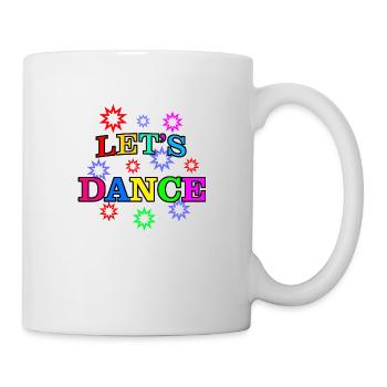 Lets Dance -Musik - Tasse - Weiß - Rechts