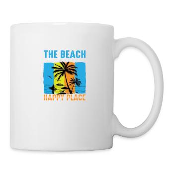 The Beach is my Happy Place - Mug - white - Right