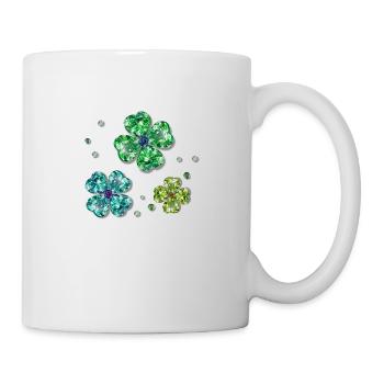 Kleeblätter - Tasse - Weiß - Rechts