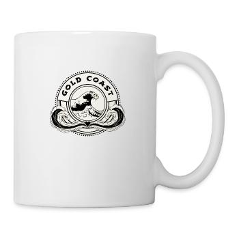 Gold Coast Australie Vagues de l’océan - Mug blanc - blanc - Droite
