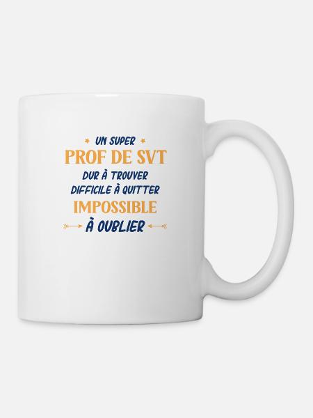 prof de svt - Mug blanc - blanc