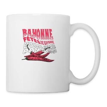 Bayonne France Basque Country Espelette - Mug - white - Right