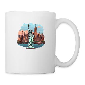 New York - Tasse - Weiß - Rechts