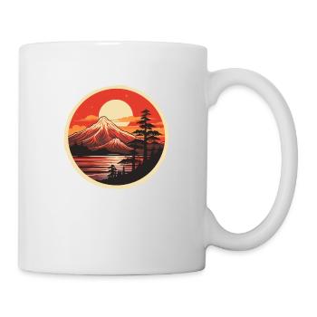 Japan Mountain - Mug - white - Right