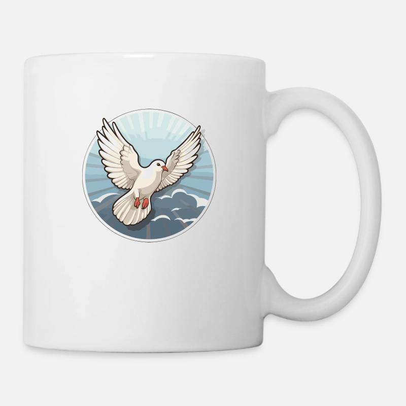 Frieden - Tasse - Weiß