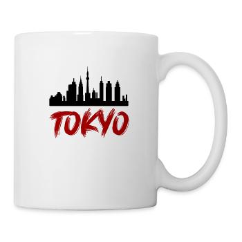 Tokyo Skyline - Mug blanc - blanc - Droite