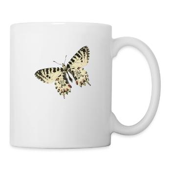 vintage papillon - Mug blanc - blanc - Droite