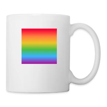 Rainbow flag gradient - Mug - white - Right