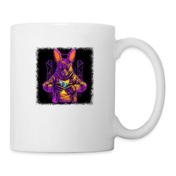 present idea humor christmas carols - Mug - white - Right