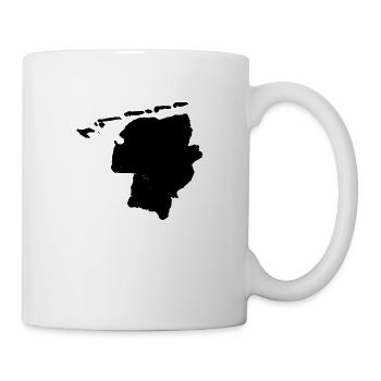 Ostfriesland Umriss - Tasse - Weiß - Rechts