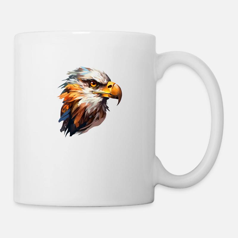 Greifvogel - Tasse - Weiß
