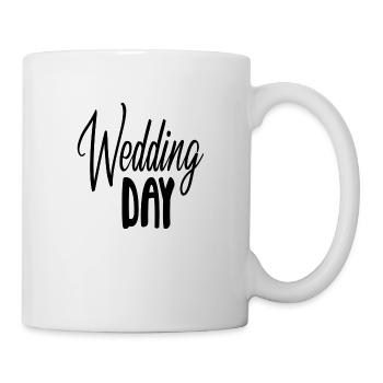 Wedding Day - Tasse - Weiß - Rechts