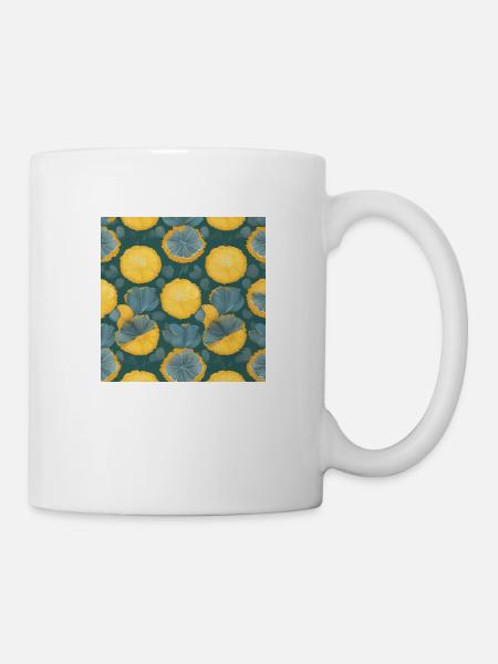Zitrone - Tasse - Weiß