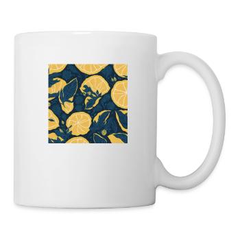 Zitrone - Tasse - Weiß - Rechts
