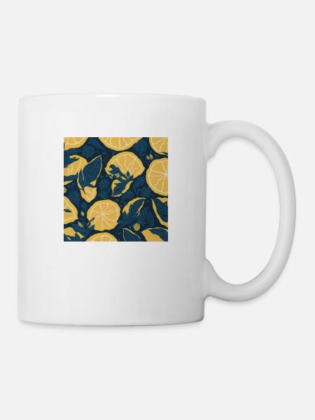Zitrone - Tasse - Weiß