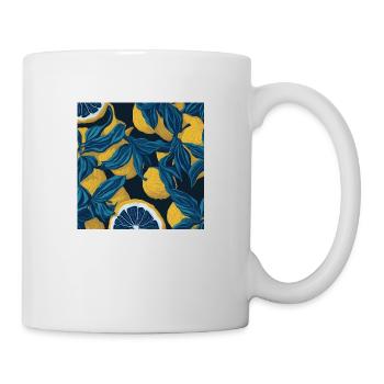 Zitrone - Tasse - Weiß - Rechts