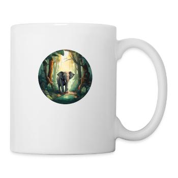 Rainforest Elephant - Mug - white - Right