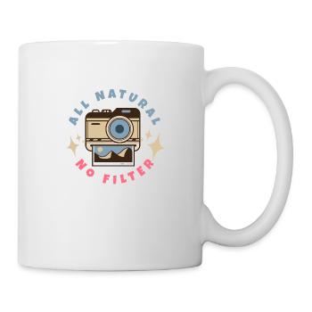 Ganz natürliche Sofortbildkamera ohne Filter - Tasse - Weiß - Rechts