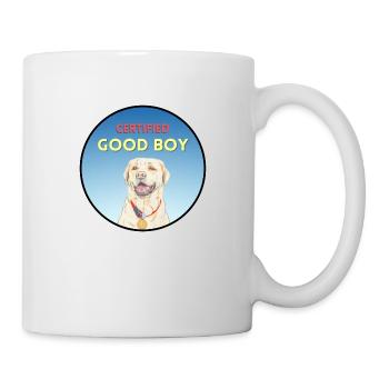 Zertifizierter Good Boy Belohnung Goldie - Tasse - Weiß - Rechts