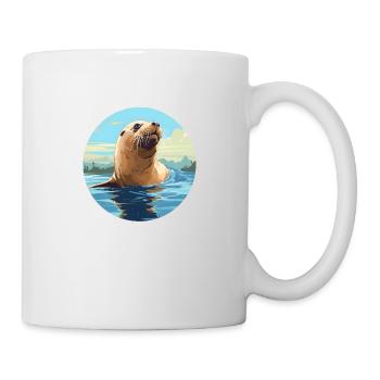 Otarie - Mug blanc - blanc - Droite