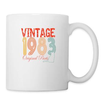 Vintage 1983 birthday gift - Mug - white - Right