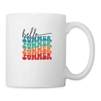 Hello Summer Summer Sun Beach Holiday Sea Island - Mug - white - Right