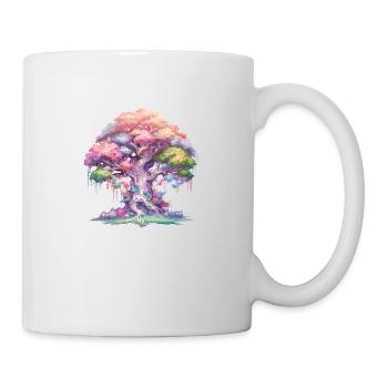 Fairy Tree, tree from fairytale land, fantasy - Mug - white - Right