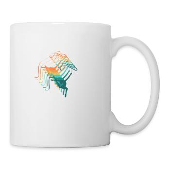 Rhythmische Retro-Sportgymnastik - Tasse - Weiß - Rechts