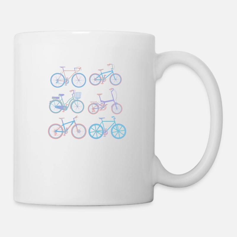 Fahrrad - Tasse - Weiß