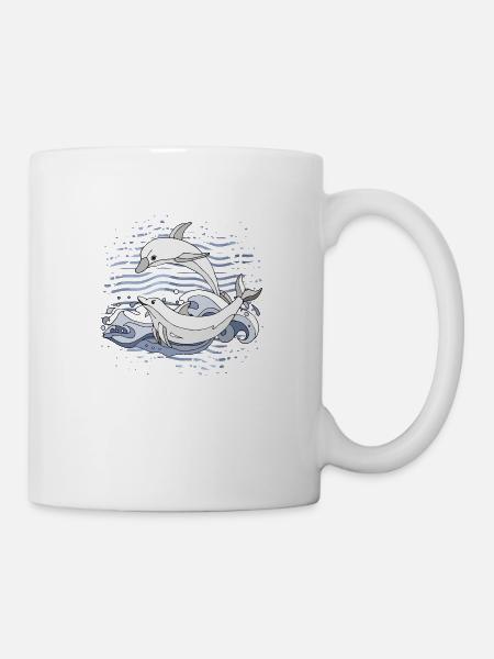Delphine - Tasse - Weiß