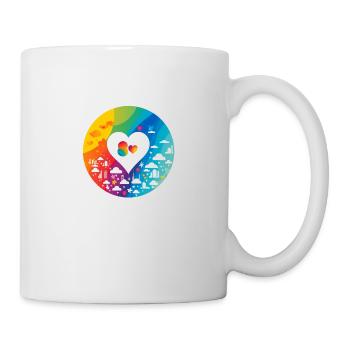 Cloud Liebe - Tasse - Weiß - Rechts